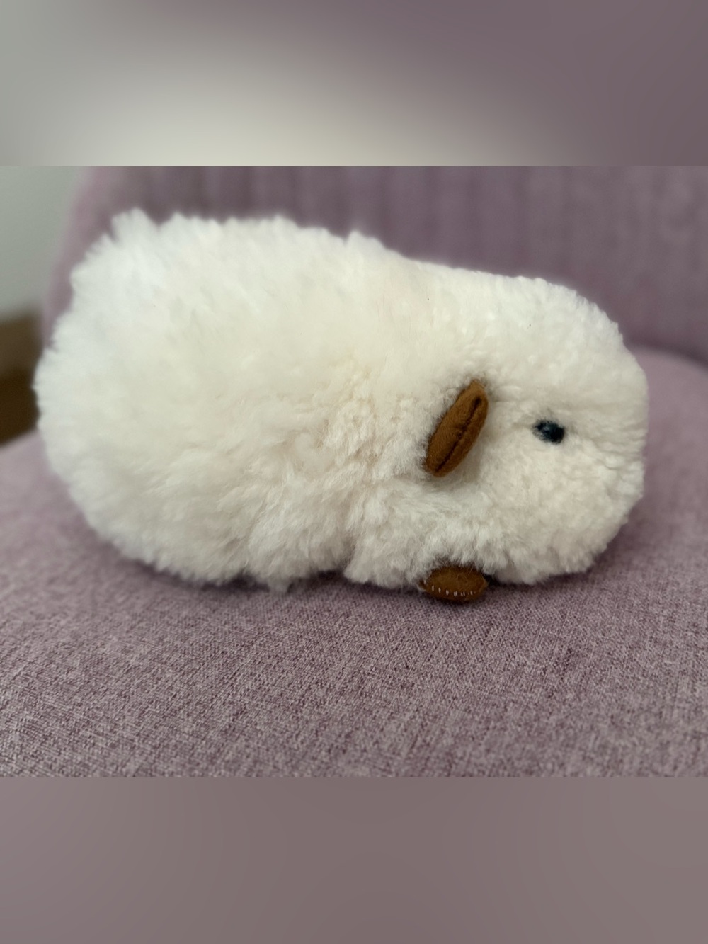 Plush White  “guinea” pig Pet Cozy